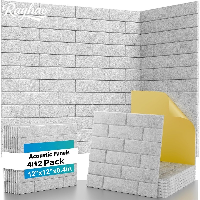 Wall Panel 3D Texture - High Density Sound Absorbing Foam Boards