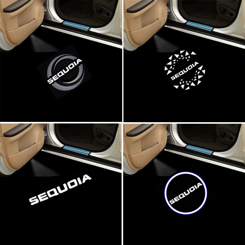 Interior Design Logo - 2Pcs HD Car Door Welcome Light