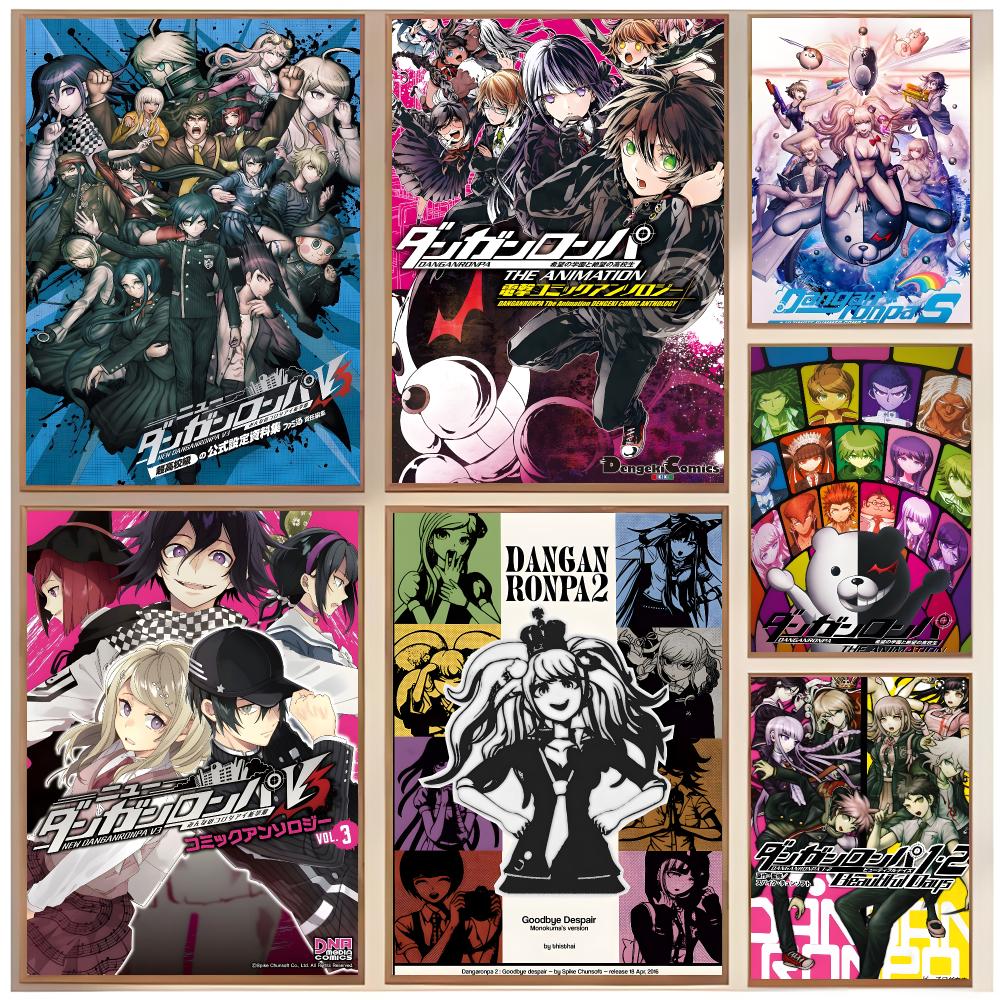 Interior Design With Wallpaper - anime game D-Danganronpa Poster Classic Home