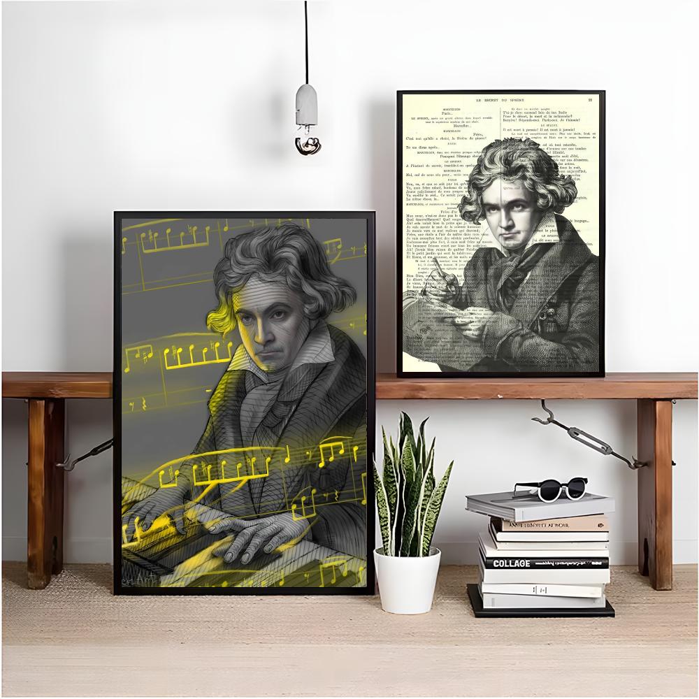 Classic Music M-Mozart Poster  - Interior Design With Wallpaper recension och pris