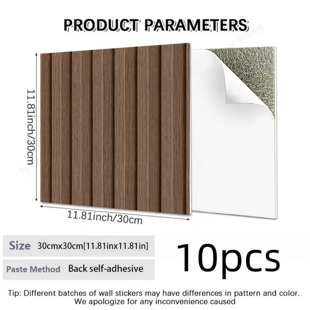 2D Self-Adhesive PVC Wood Grai - Wall Panel 3D Texture recension och pris