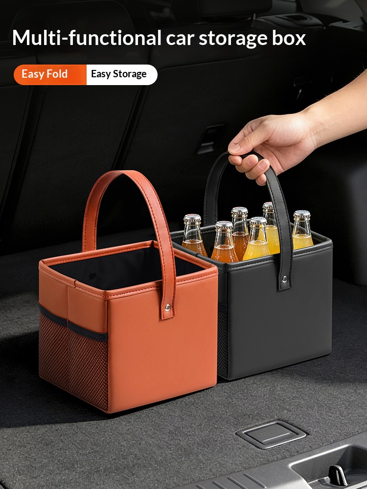 Car Trash Can Car Trunk Storag - Interior Design Logo recension och pris