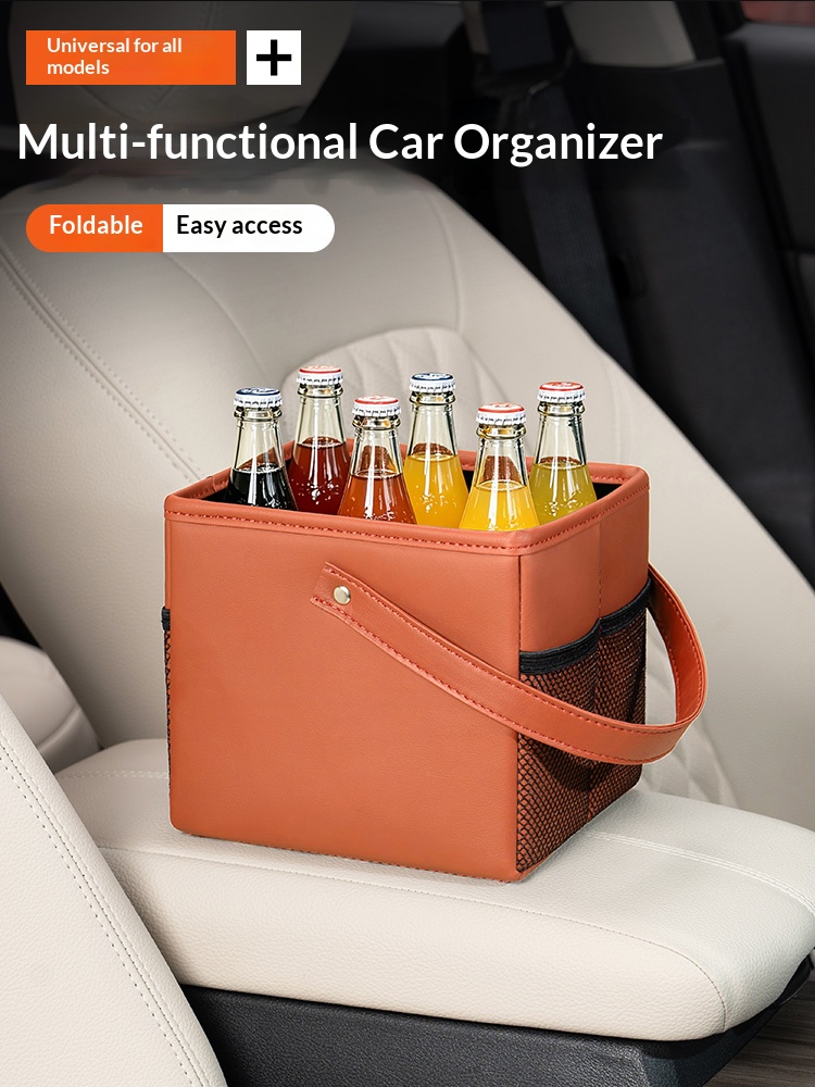 Car Trash Can Car Trunk Storag - Interior Design Logo recension och pris