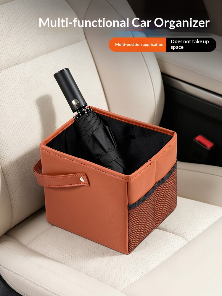 Car Trash Can Car Trunk Storag - Interior Design Logo recension och pris