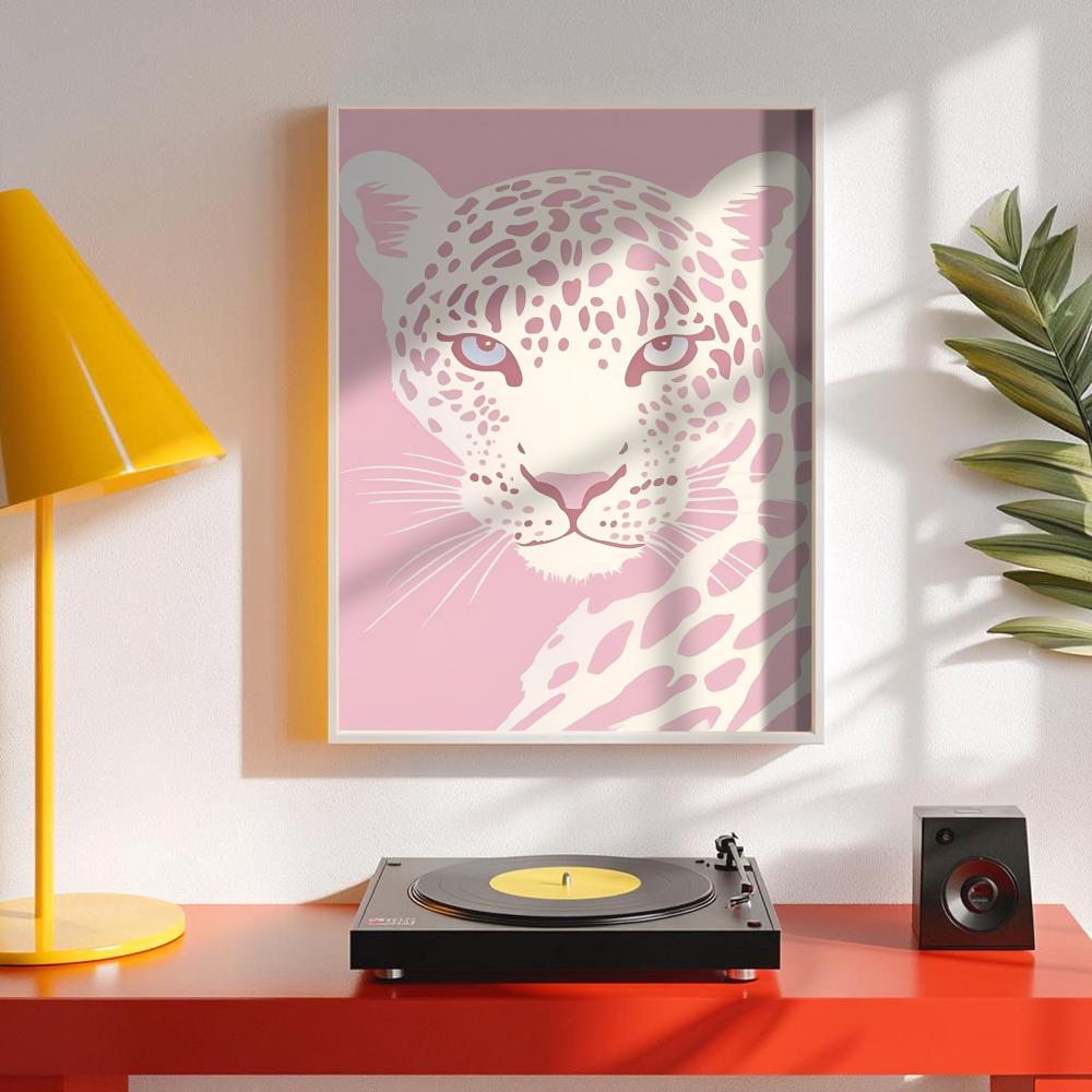 Pink pattern decoration Poster - Interior Design With Wallpaper recension och pris