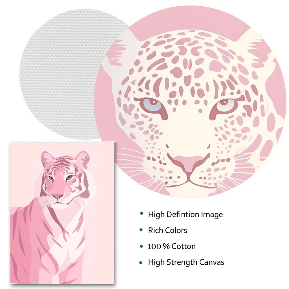 Pink pattern decoration Poster - Interior Design With Wallpaper recension och pris