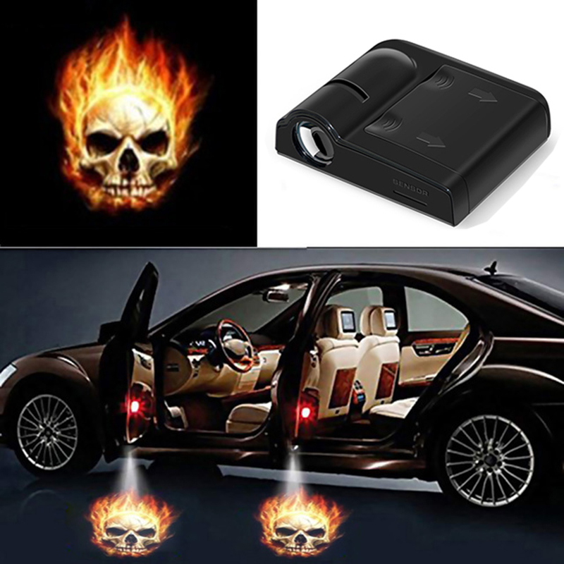 1pcs Car Door Logo Light Welco - Interior Design Logo recension och pris