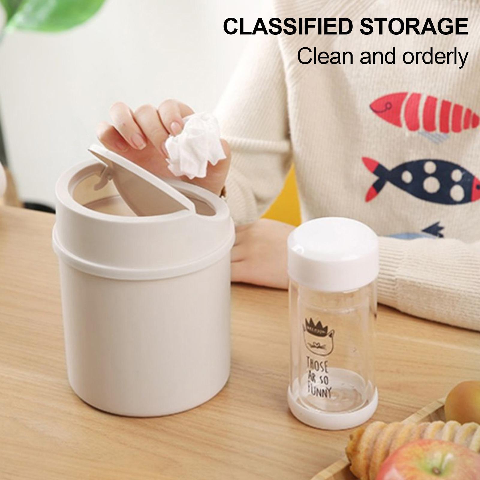 Mini Desktop Bin Small Trash C - Interior Design Your Home recension och pris