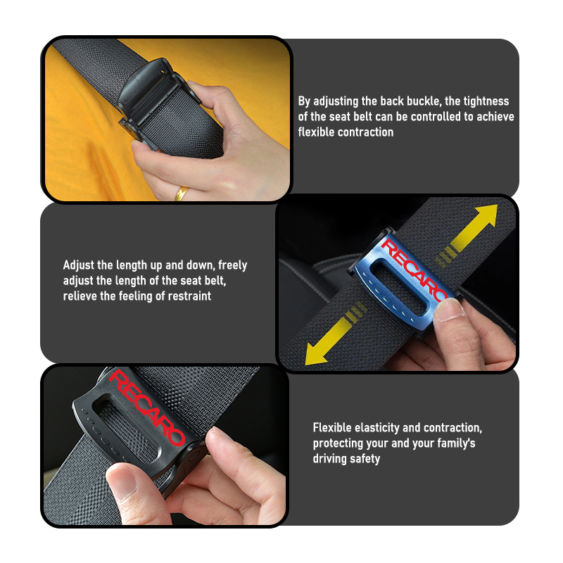 Adjustable Car Logo Safety Bel - Interior Design Logo recension och pris