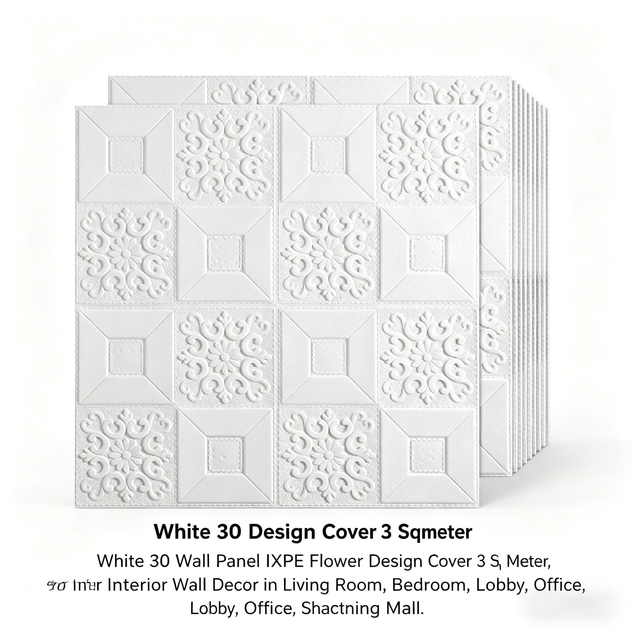 1-10 Packs 3D Wall Panels 12