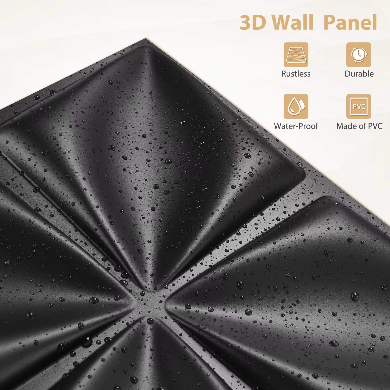 3D Wall Panel PVC Flower Desig - Interior Design With Wallpaper recension och pris