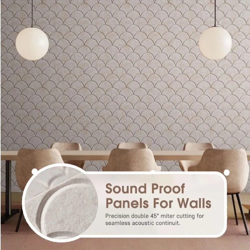 Square Sound Proof Wall Board  - Wall Panel 3D Texture recension och pris