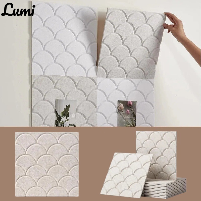 Square Sound Proof Wall Board  - Wall Panel 3D Texture recension och pris