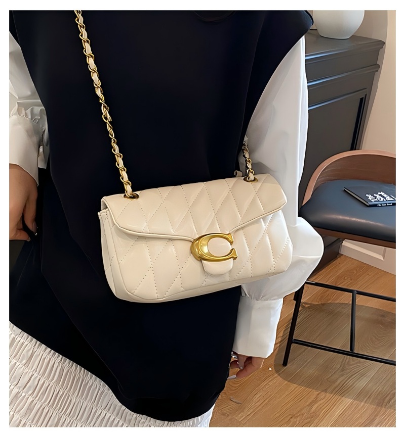 Women Quilted Leather Shoulder - Interior Design Logo recension och pris
