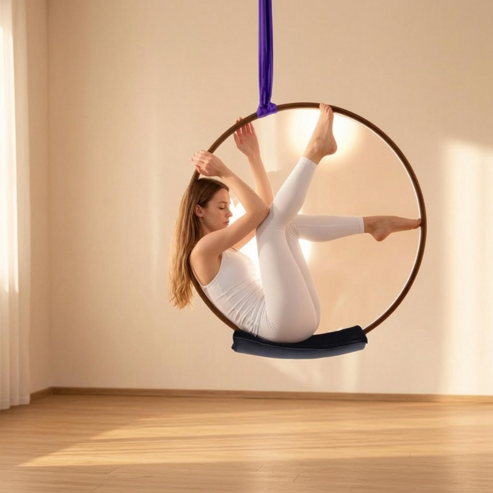 Thickened Velvet Yoga Ring Pad - Velvet Cushion Cover recension och pris