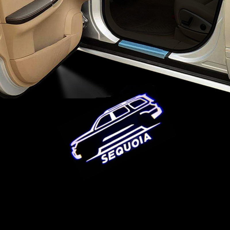 2Pcs HD Car Door Welcome Light - Interior Design Logo recension och pris