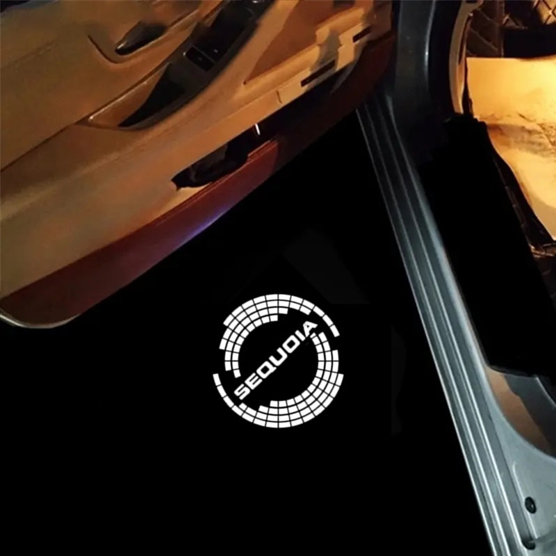2Pcs HD Car Door Welcome Light - Interior Design Logo recension och pris