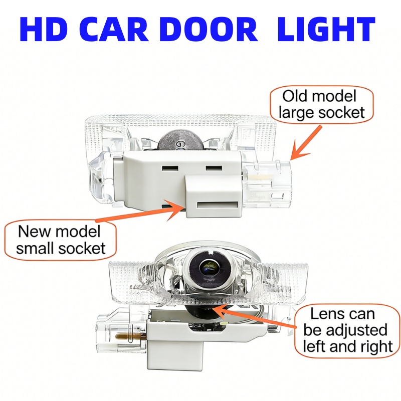 2Pcs HD Car Door Welcome Light - Interior Design Logo recension och pris