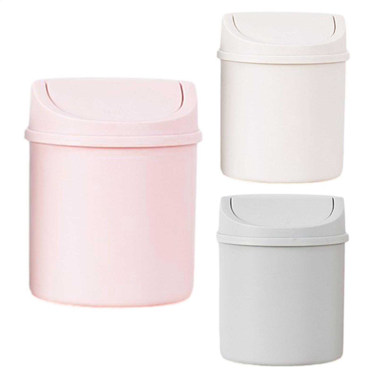 1pc Mini Desktop Trash Can Wit - Interior Design Your Home recension och pris