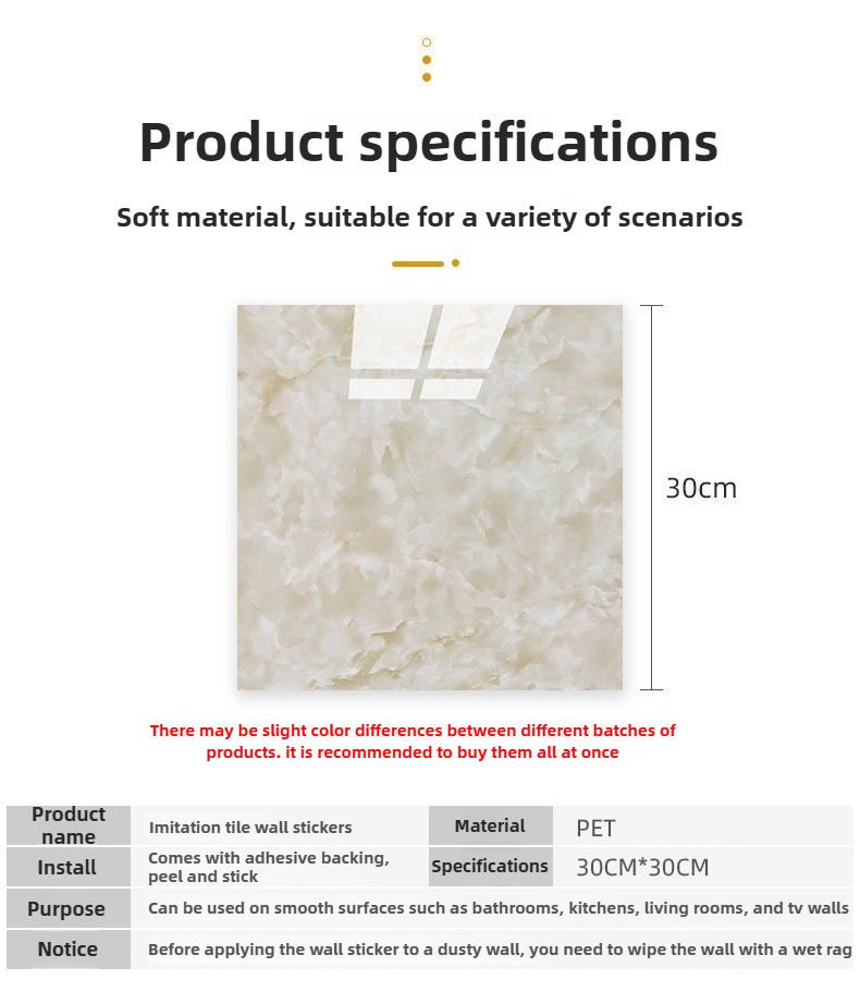 30cm*30cm 12 Sheets Self-adhes - Wall Panel 3D Texture recension och pris