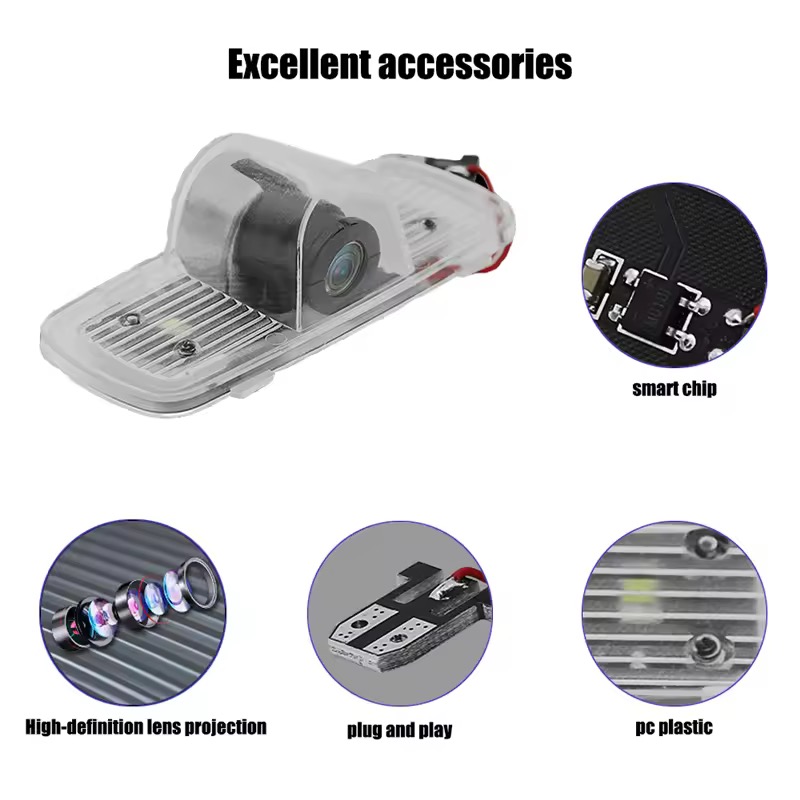 Car Door Ghost Light LED Emble - Interior Design Logo recension och pris