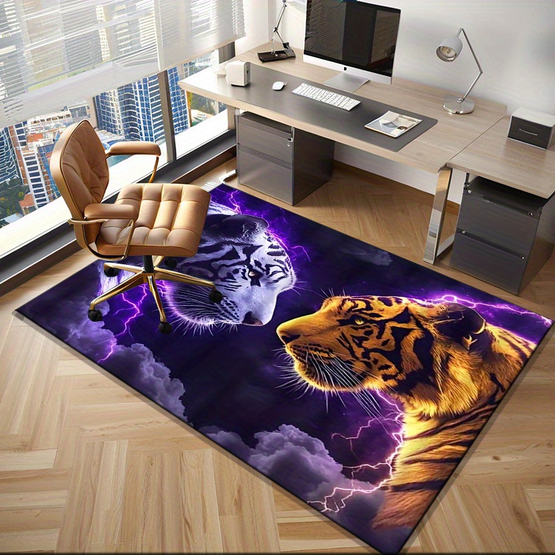 Tiger faces rug with electric  - Interior Design Your Home recension och pris
