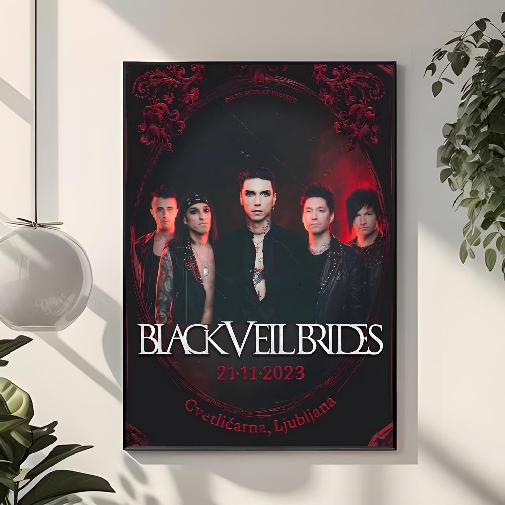 rock band B-Black Veil Brides  - Interior Design With Wallpaper recension och pris