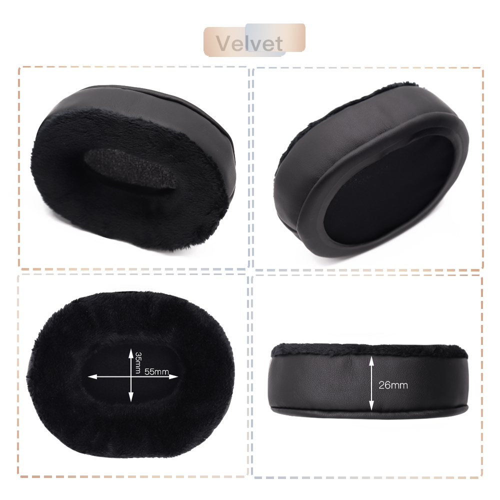 EarTlogis Replacement Ear Pads - Velvet Cushion Cover recension och pris