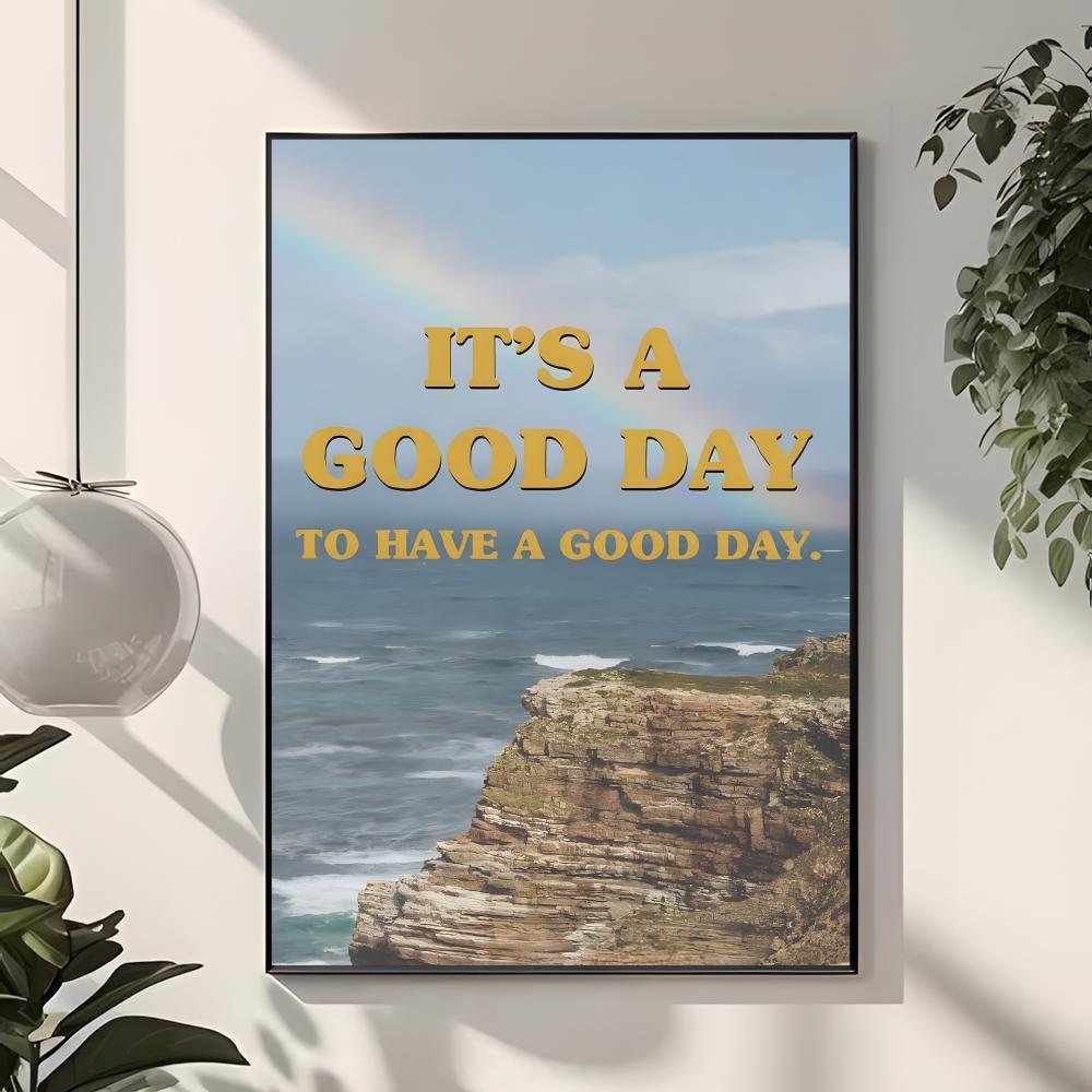 life slogan N-No Bad Days Post - Interior Design With Wallpaper recension och pris